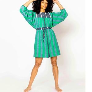 Ace & Jig Luca Dress in Hoops Textile